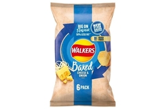 Image PepsiCo's paper-based outer packaging for its Walkers Baked multipacks.
